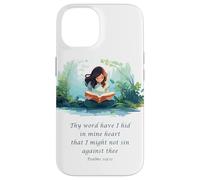 Japanese Christian Anime - Psalms 119:11 Thy Word Have I Hid Case for iPhone 14
