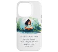 Japanese Christian Anime - Psalms 119:11 Thy Word Have I Hid Case for iPhone 14 Pro