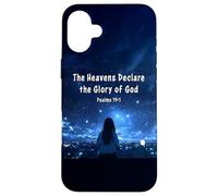 Japanese Christian Anime - Psalms 19:1 The Heavens Declare Case for iPhone 16 Plus