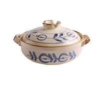Japanese Clay Pot Hot Pot Clay Pots Earthenware Clay Pot - Retro Japanese Style Ceramic Stew Pot Clay Casserole Household R For Stew Steam Christmas Supplies Japanese Soup Bowl(B,1.2L)