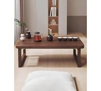 Japanese Coffee Table, Low Folding Floor Table for Sitting On The Floor, Home, Office, Living Room