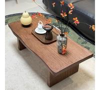 Japanese Coffee Table Solid Wood Multi Use Tea & Dining Desk for Living Room 120x55cm Modern Minimalist Design Space Saving Furniture Traditional Japanese Style