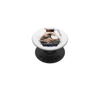 Japanese Coffee Wave Summer Beach Surf PopSockets Adhesive PopGrip