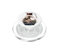 Japanese Coffee Wave Summer Beach Surf PopSockets PopGrip for MagSafe