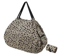 Japanese Compact Shupatto Shopping Bag Medium - Paw Marks, Ashiato, M, Contemporary, Ashiato, M, Contemporary