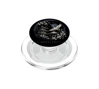Japanese Crane Sakura Pagoda Mount Fuji Moon Zen Art PopSockets PopGrip for MagSafe