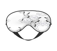Japanese Crane Sleep Eye Mas Updated Design Light Blocking Night Eye Blinder Men Women Shift Travel Gifts