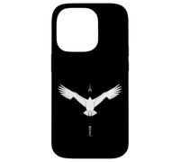 Japanese Crane Zen Minimalist Japan Art Spiritual Fortune Case for iPhone 14 Pro
