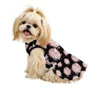 Japanese Cranes in Moon Center Dog Dress for Small to Medium Puppy