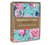 Japanese Cranes Note Cards : 12 Blank Note Cards & Envelopes (6 x 4 inch cards in a box)
