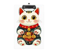 Japanese Cute Cat Acrylic Clipboard for Letter A4 Size Transparent