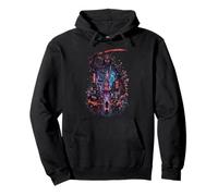 Japanese Cyber Samurai futuristic Tokyo Streetwear Anime art Pullover Hoodie