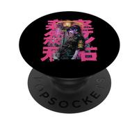 Japanese Cyberpunk Angel Streetwear Y2K Techwear Manga Anime PopSockets Adhesive PopGrip