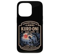 Japanese Dark Lager Kuro Oni Beer & Folklore Fans Kanji Case for iPhone 13 Pro