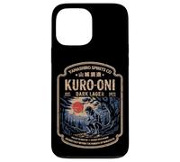 Japanese Dark Lager Kuro Oni Beer & Folklore Fans Kanji Case for iPhone 13 Pro Max
