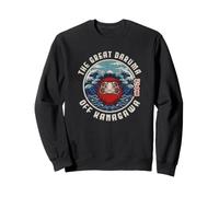 Japanese Daruma Great Wave Mount Fuji Japan Souvenir Sweatshirt