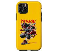 Japanese Demon Spirit Oni Streetwear Samurai Anime Warrior Case for iPhone 11 Pro