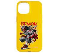 Japanese Demon Spirit Oni Streetwear Samurai Anime Warrior Case for iPhone 15