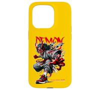 Japanese Demon Spirit Oni Streetwear Samurai Anime Warrior Case for iPhone 15 Pro