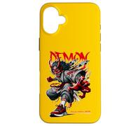 Japanese Demon Spirit Oni Streetwear Samurai Anime Warrior Case for iPhone 16 Plus