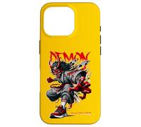 Japanese Demon Spirit Oni Streetwear Samurai Anime Warrior Case for iPhone 16 Pro