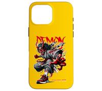 Japanese Demon Spirit Oni Streetwear Samurai Anime Warrior Case for iPhone 16 Pro Max