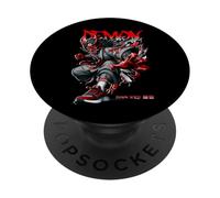 Japanese Demon Spirit Oni Streetwear Samurai Anime Warrior PopSockets Adhesive PopGrip