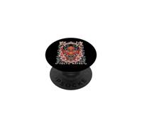 Japanese Demon Tattoo Face Yokai Devil Hannya Japan Oni Mask PopSockets Adhesive PopGrip