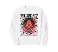 Japanese Demon Tattoo Face Yokai Devil Hannya Japan Oni Mask Sweatshirt