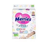 Japanese Diapers Nappies Merries S (4-8kg.)// Японские подгузники Merries S (4-8kg.)