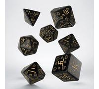 Q-Workshop QWOKAN4A Japanese Dice Set - Deep Night Firefly (7)
