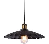 Japanese Dining Room Pendant Light Vintage Industrial Metal Pendant Lamp Scalloped Shade Hanging Lamp Mid Century Cafe Chandelier For Kitchen Island Bar Counter Living Room