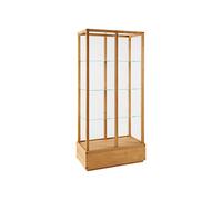 Japanese Display Cabinet Large Warm Oak