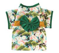Japanese Dog Costume, Kimono for Pet Cats, Kimono for Dogs and Cats with Big Butterfly Bow, Japanese Kimono Clothes for Dogs, Clothes for Dogs