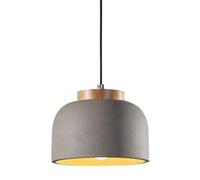 Japanese Dome Concrete Chandelier, E27 Bowl-Shaped Ceiling Pendant Fixtures, Industrial Style Cement Lamp, Barber Shop Office Decoration Hanging Lighting