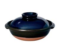 Japanese Donabe Clay Pot, 2.8 Litre, Handmade in Japan Good for 4-5 people