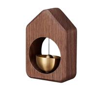 Japanese Dopamine Chime Wooden, Easy Installation, Pleasant Sound, Brass