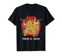 Japanese Dragon Art Tokyo Japan Mythic Culture Blossom Style Value Graphic T-Shirt