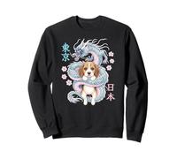 Japanese Dragon Kawaii Beagle Dog Cute Pastel Anime Lover Sweatshirt