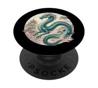 Japanese Dragon Traditional Asian Mythical Art PopSockets Adhesive PopGrip