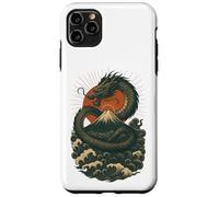 Japanese Dragon Wave Volcano Sun Mythical Power Case for iPhone 11 Pro Max