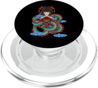 Japanese Dragon With Geisha PopSockets PopGrip for MagSafe