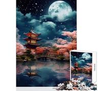 Japanese Dream Jigsaw Puzzles 1000 Pieces for Teenagers Boost Memory And Cognitive Function Calm Peaceful Leisure Activity (50X75cm)