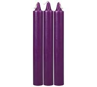 3 x Body DRIPPING CANDLES Wax Bondage Play Sex JAPANESE DOC JOHNSON Purple uk