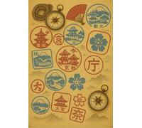 Japanese Eki Stamp Book: Start your own Japan stamp collection with this Durable Travel Diary. 100+ pages for Railway & Tourist Attraction Stamp Collecting across all Japan.