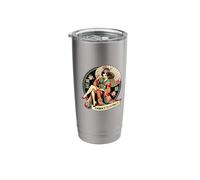 Japanese Embrace Elegance Pin-Up Graphic - S25 Stainless Steel Insulated Tumbler