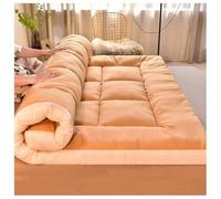 Japanese Extra Thick Futon Mattress - Foldable Camping Futon Traditional Sleeping Mat Cozy & Warm - Bronze Color 150x200 cm Ideal for Home & Travel
