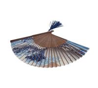 Japanese Fan - Japanese Fan | Vintage Portable Wave Handheld | Pendant Random Colour, Ideal for Cooling, Hot Flashes, Dance Performances, Wedding Decor, Church Events
