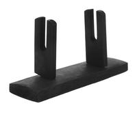 Japanese Fan Stand: Vintage Wooden Chinese Fan Display Base Display Stand for Home Decor Room Decoration Black