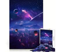 Japanese Fantasy Landscape 1000 Pieces Jigsaws Adults Puzzles Gifts Cognitive Boost Serene Game Fun Play Great Gift (50x75cm)